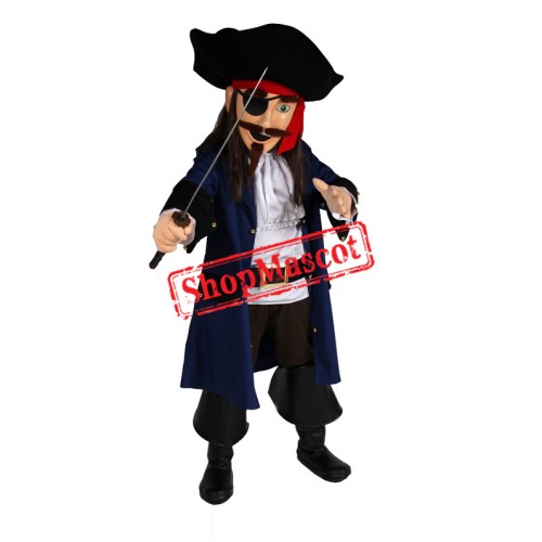 Top Quality Lightweight Pirate Mascot Costume