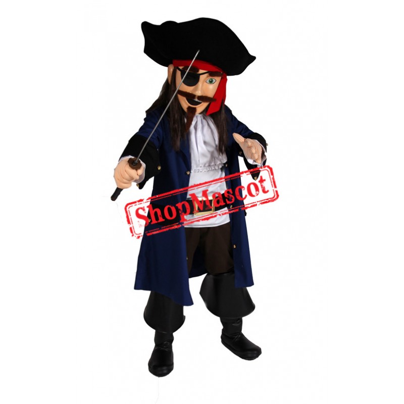 Top Quality Lightweight Pirate Mascot Costume