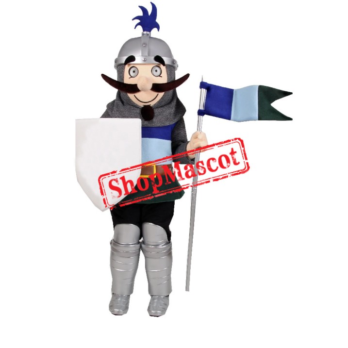 Happy Lightweight Knight Mascot Costume