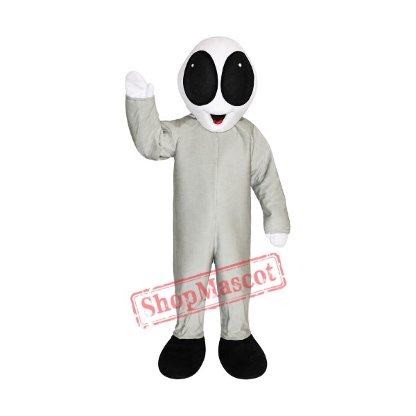 Grey Alien Mascot Costume Grey Alien Mascot Costume
