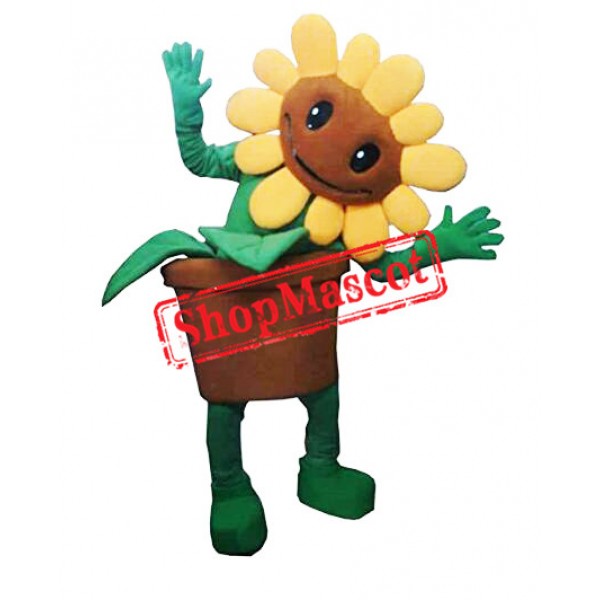 Sunflower Plant Mascot Costume