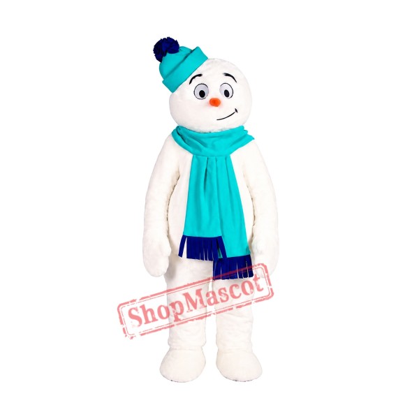 Super Cute Lightweight Snowman Mascot Costume