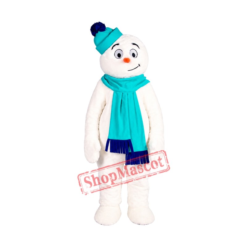 Super Cute Lightweight Snowman Mascot Costume Super Cute Lightweight Snowman Mascot Costume