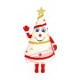 White Christmas Tree Mascot Costume