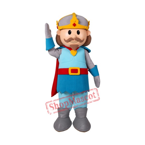King Mascot Costume King Mascot Costume