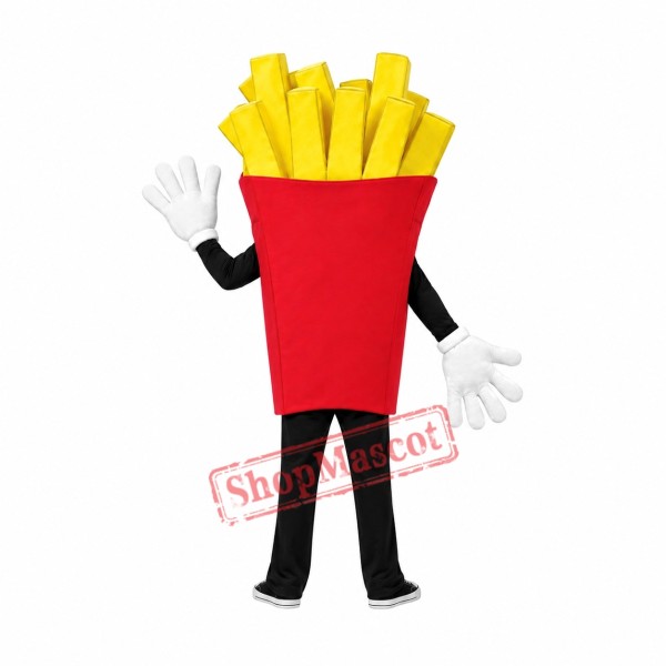 French Fries Mascot Costume