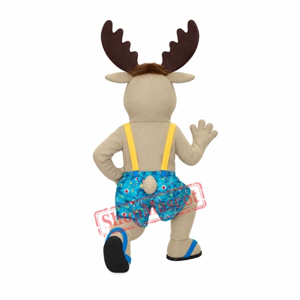 Super Cute Lightweight Moose Mascot Costume Super Cute Lightweight Moose Mascot Costume