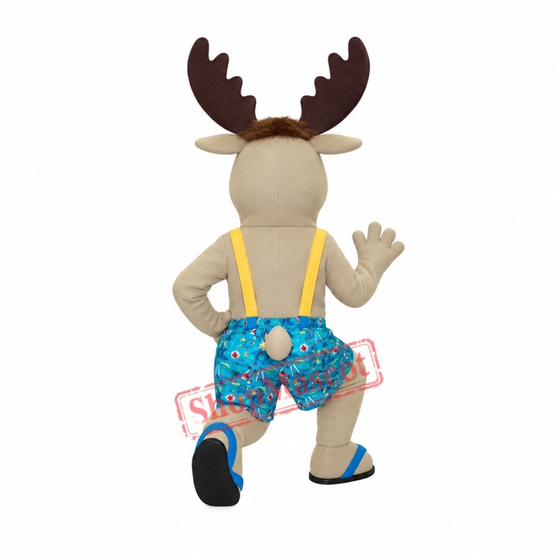 Super Cute Lightweight Moose Mascot Costume