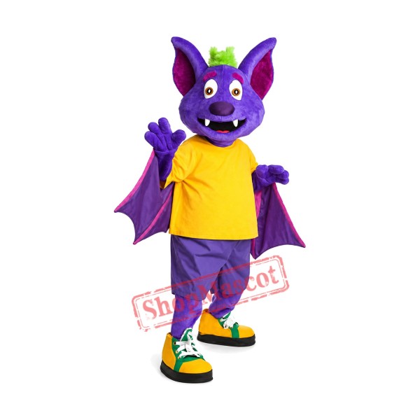 Happy Bat Mascot Costume Happy Bat Mascot Costume