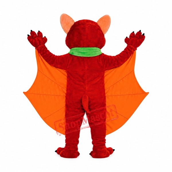 Happy Lightweight Bat Mascot Costume Happy Lightweight Bat Mascot Costume