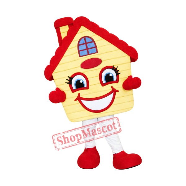 Super Cute House Mascot Costume Super Cute House Mascot Costume