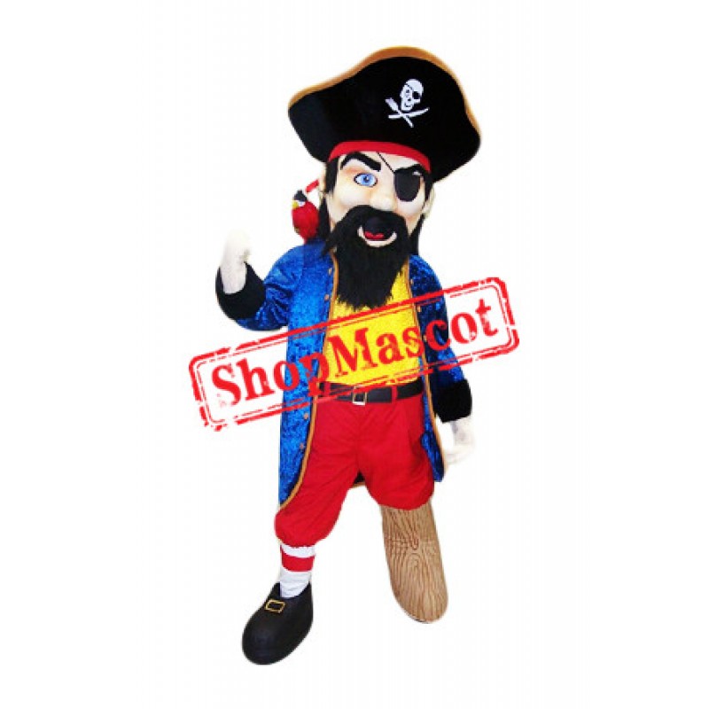 Confident Pirate Mascot Costume