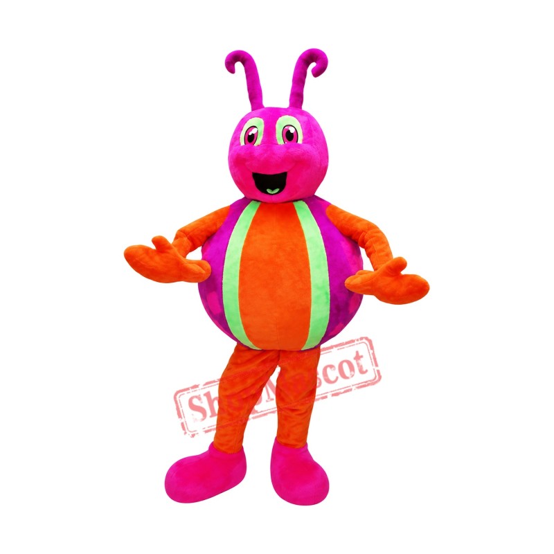 Little Colorful Bug Mascot Costume Little Colorful Bug Mascot Costume