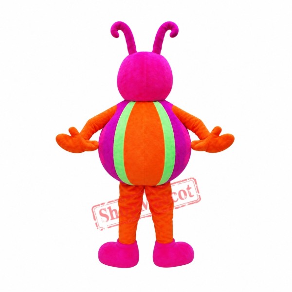 Little Colorful Bug Mascot Costume Little Colorful Bug Mascot Costume