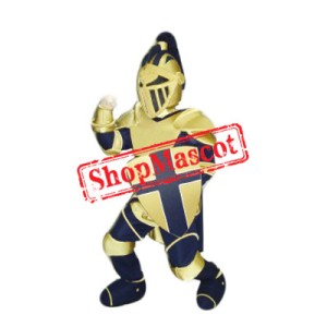 Blue & Yellow Knight Mascot Costume
