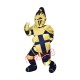 Blue & Yellow Knight Mascot Costume Blue & Yellow Knight Mascot Costume