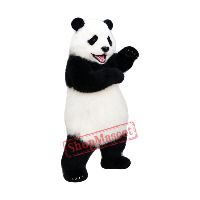 Realistic Panda Mascot Costume Realistic Panda Mascot Costume