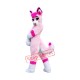 Pink Husky Mascot Costume Pink Husky Mascot Costume