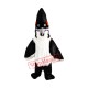 Black & White Roadrunner Mascot Costume Black & White Roadrunner Mascot Costume