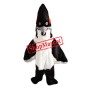 Black & White Roadrunner Mascot Costume
