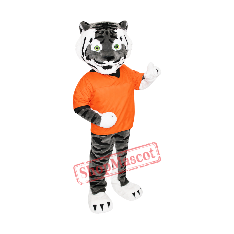 School Sport Tiger Mascot Costume