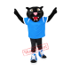 College Sport Black Panther Mascot Costume College Sport Black Panther Mascot Costume