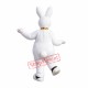 White Furry Rabbit Mascot Costume White Furry Rabbit Mascot Costume