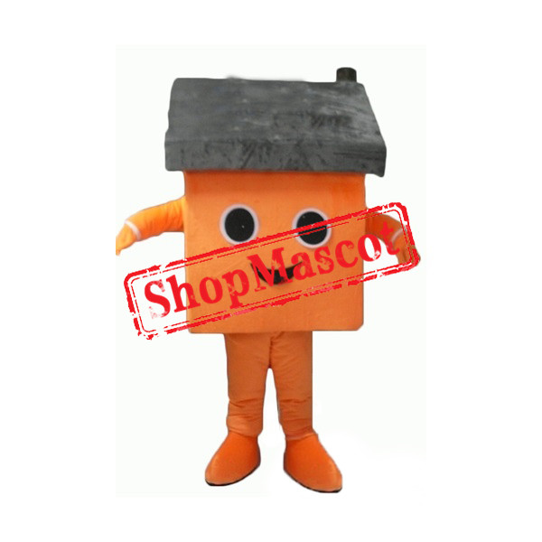 Orange House Mascot Costume