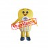 Smiling Yellow Telephone Mascot Costume