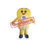 Smiling Yellow Telephone Mascot Costume