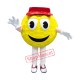 Funny Yellow Golf Ball Mascot Costume Funny Yellow Golf Ball Mascot Costume