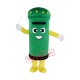 Green Postbox Mascot Costume Green Postbox Mascot Costume