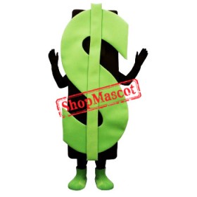 Big Green Dollar Mascot Costume