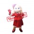 Christmas Miss Piggy Mascot Costume