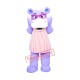 Purple Hippo Mascot Costume Purple Hippo Mascot Costume