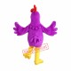 Purple Rooster Mascot Costume Purple Rooster Mascot Costume