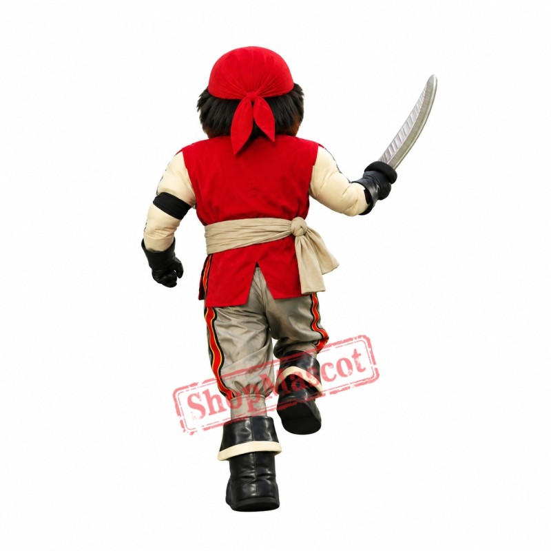 Sport Pirate Mascot Costume Sport Pirate Mascot Costume
