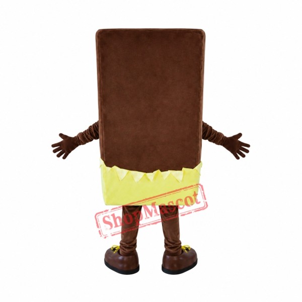 Chocolate Bar Mascot Costume Chocolate Bar Mascot Costume