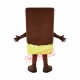Chocolate Bar Mascot Costume Chocolate Bar Mascot Costume
