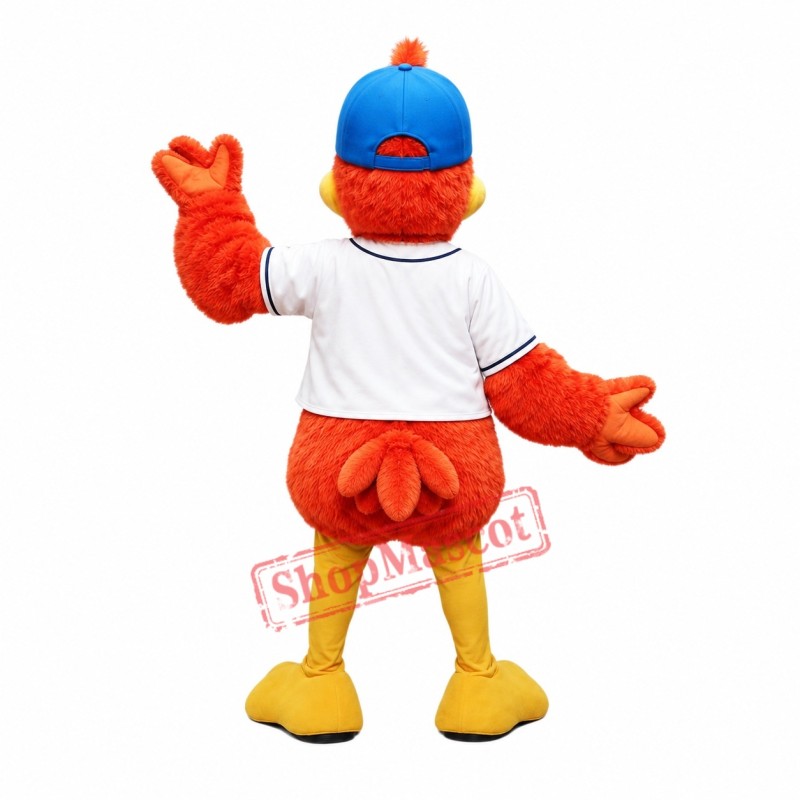 Orange Sport Duck Mascot Costume Orange Sport Duck Mascot Costume