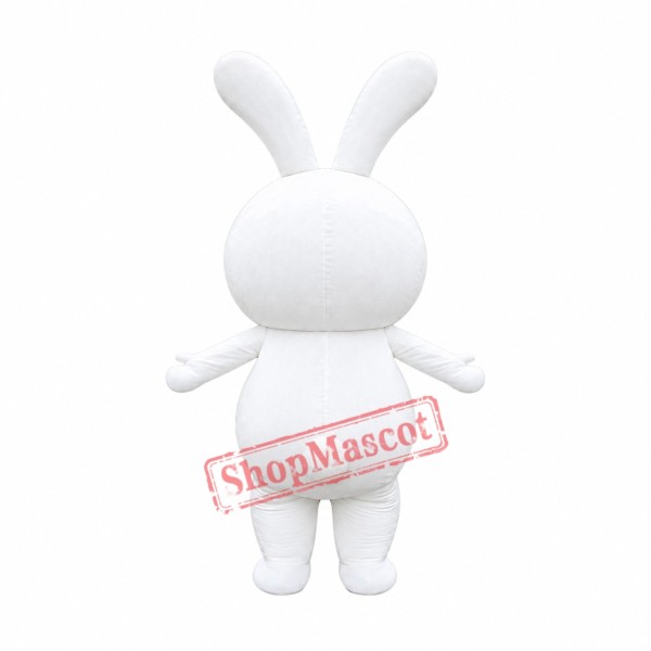 Cartoon White Rabbit Mascot Costume