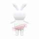 Cartoon White Rabbit Mascot Costume Cartoon White Rabbit Mascot Costume