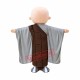Monk Mascot Costume Monk Mascot Costume