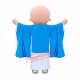 Blue Monk Mascot Costume