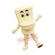 White Toilet Mascot Costume White Toilet Mascot Costume