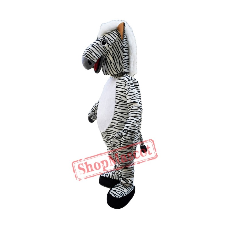 White Zebra Mascot Costume Free Shipping White Zebra Mascot Costume Free Shipping