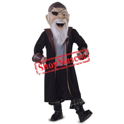 Power Old Pirate Mascot Costume
