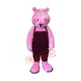 Funny Pink Hippo Mascot Costume