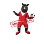 Football Rhino Mascot Costume