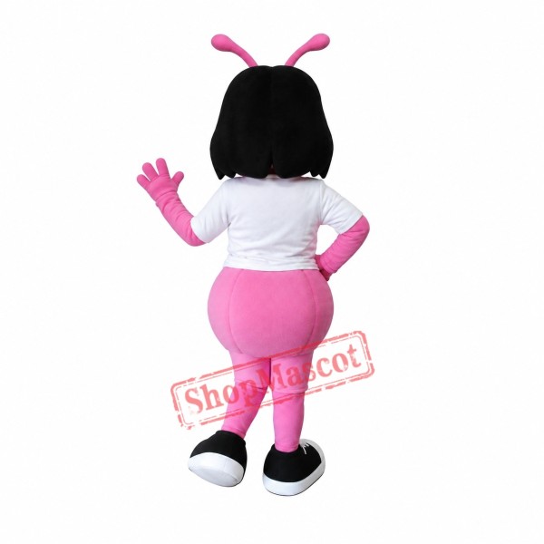 Ant Female Mascot Costume Ant Female Mascot Costume